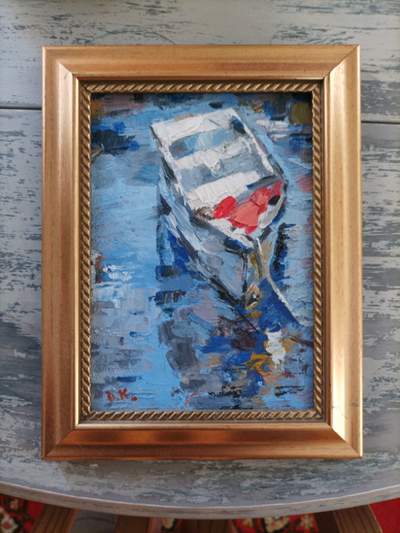 Original oil painting 5" By 7" With frame, View more