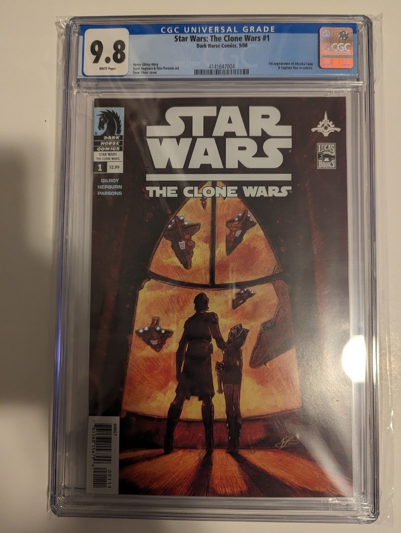Star Wars Clone Wars 1 1st Ahsoka Tano Comics & Graphic Novels