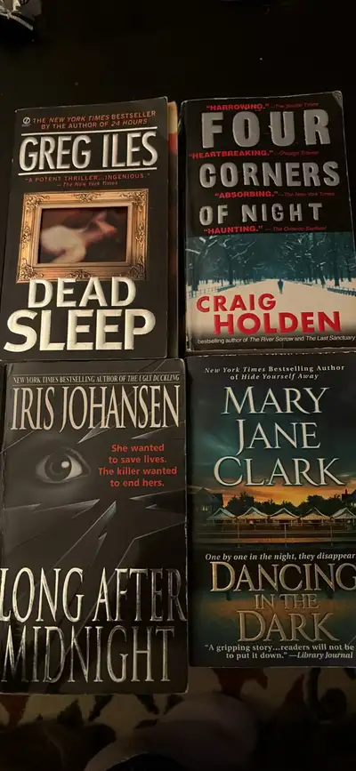 Mix of Mystery/ Thriller /Suspense books , View more