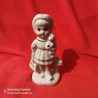 DBE Montreal Import Porcelain Little Dutch Girl with Lamb