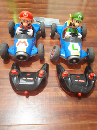 Mario and Luigi remote control cars