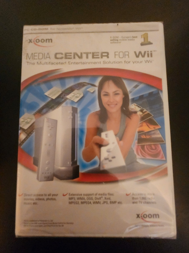 Media Center for Nintendo Wii Sealed.  in Nintendo Wii in Dartmouth