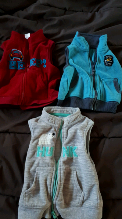 3 Baby vests, View more