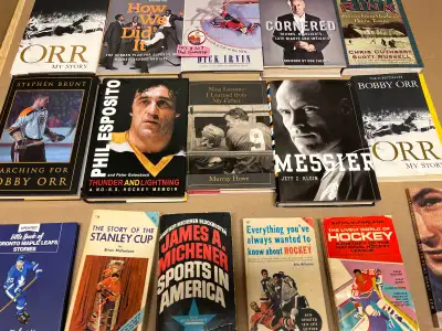 8 Vintage Coffee Table Hard Cover Hockey Books , View more