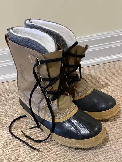 sorel kaufman manitou boots men’s 7, View more