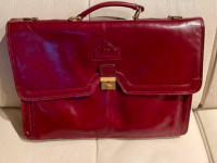 Hide craft - Bugatti Burgundy -  Leather Briefcase