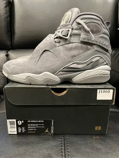 Air Jordan 8 • Cool Grey • size 9.5, View more