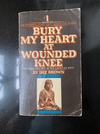 book for sale_Bury My Heart at Wounded Knee_$4