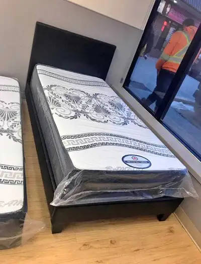 twin bed and mattress for sale urgent!! cash on delivery , View more