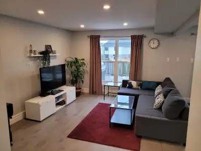 Newly renovated ( new flooring, carpet removed) and freshly painted 3-bedroom semi-furnished detache...
