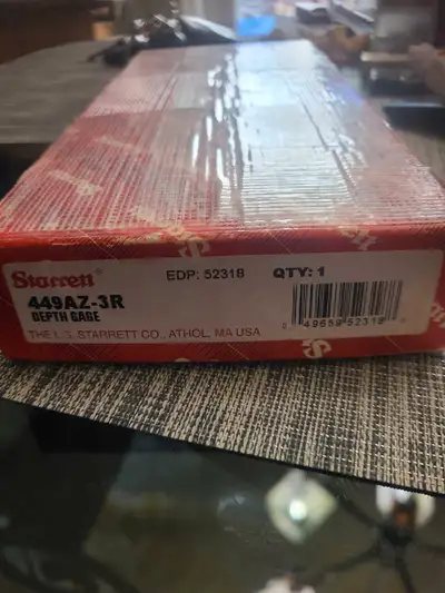 Starrett 449AZ-3R Vernier Depth Gauge, Micrometer, View more