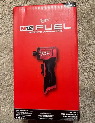 Brand new Milwaukee m12 new gen fuel right angle die grinder3485, View more
