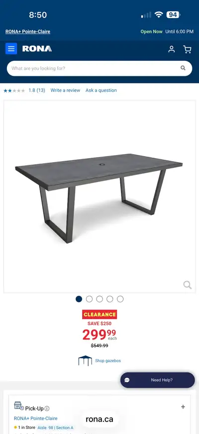 patio table no chairs , View more