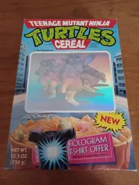 TMNT Cereal Box 1989