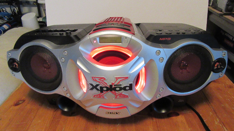 Sony CFD-G770CPK Xplod Boombox CD Radio Cassette MP3, subwoofer, used for sale  