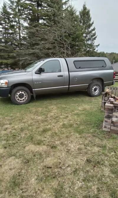 2008 Ram for sale. Body rust free. Some rust on bumbers. Front end is damaged but fixable. 3.7v6, au...