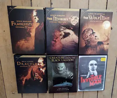 These 8 classic horror films on 6 DVD sets from Universal make a great addition to any movie collect...