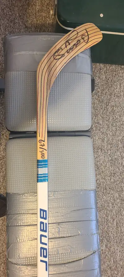 NHL Bobby Hull Signed Bauer Hockey Stick, View more