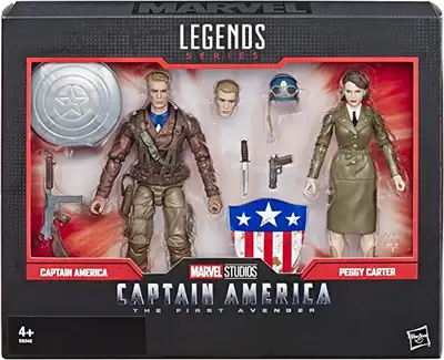 Marvel Legends Captain America The First Avenger & Peggy Carter, View more