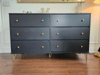 Tall dresser with six drawers