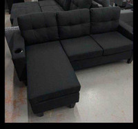 Condo Sectional Sofa with Reversible Chaise