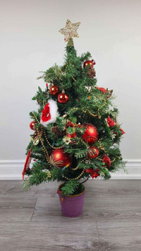 Decorated Christmas Tree - 3 Feet Tall