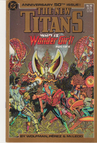 DC Comics - New Teen Titans - Issues #50 - 53 (1988/89).