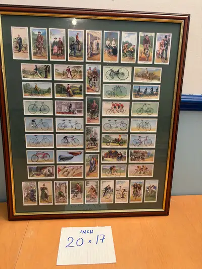 Framed Cycling Cards, View more