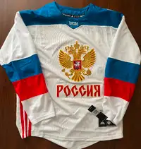 adidas Team Russia World Cup of Hockey 2016 Home Jersey, Size M