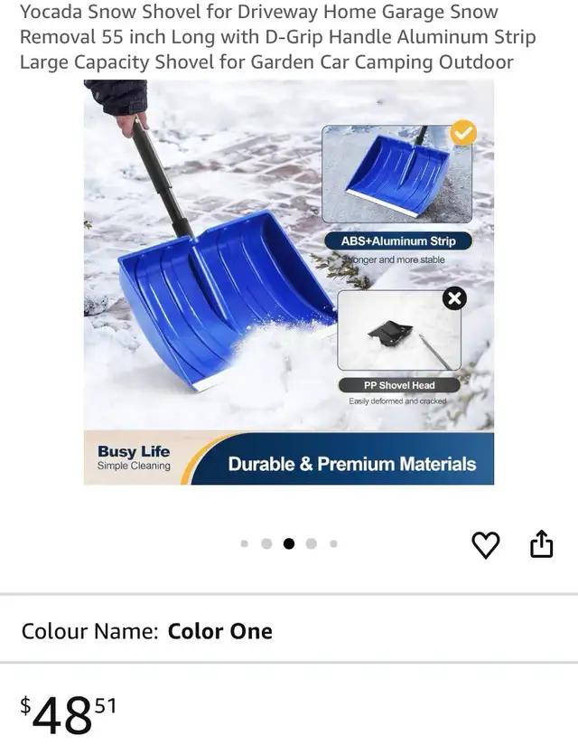Snow Shovel in Snowblowers in Ottawa - Image 4