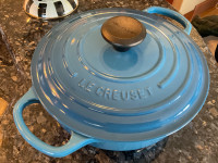 LE CREUSET Enamel Cast Iron 3.5 QT Chef’s French Oven - New!