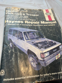 1981- 1993 ISUZU PICK-UP[ & TROOPER HAYNES REPAIR MANUAL # M1543