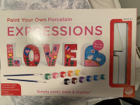 NEW paint your own porcelain expressions