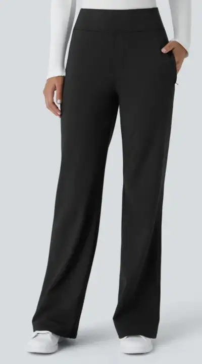 Halara Mid-Rise Work Flare Pants (Size Small & Petite Length), View more