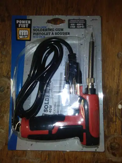 pistolet fusil electrique a soudage, jamais utiliser pour micro puce electronique carte mere ordinat...