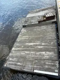 Floating Dock with Ramp 8’x16’ plus 8’ Ramp