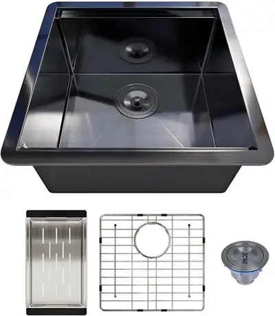 Kitchen Sink, (Undermount, With Accessories), View more