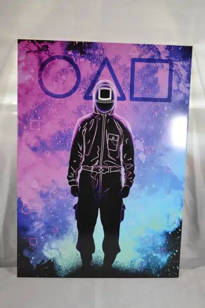 Squid Games 68x48cm Displate Art Work Metal Poster