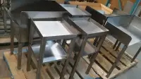 Tables en acier inox equi17