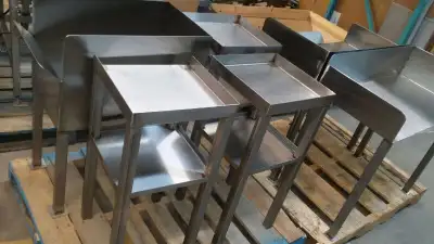 Tables en acier inox equi17, View more