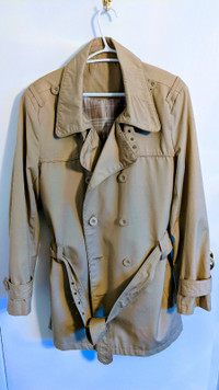 NEW beige Men's Stockhomme Evolution Trench Coat