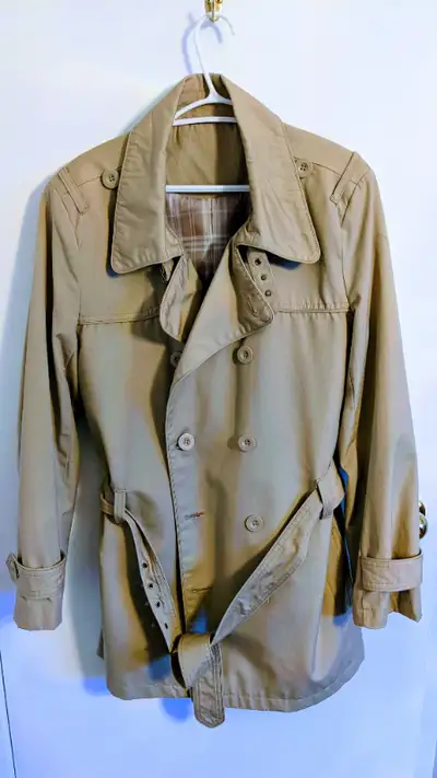NEW beige Men's Stockhomme Evolution Trench Coat Medium, View more