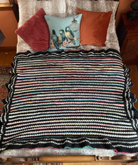 Handmade crochet blanket/throw
