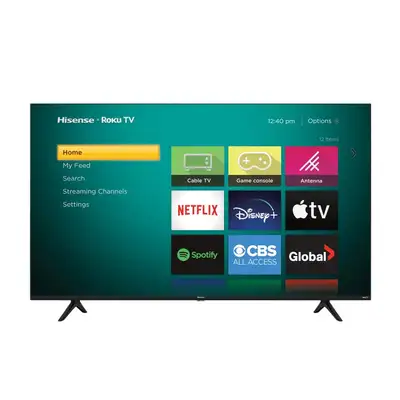 Selling my 50" Hisense 4K TV. Reason for selling: Moving to another province Condition: No scratches...