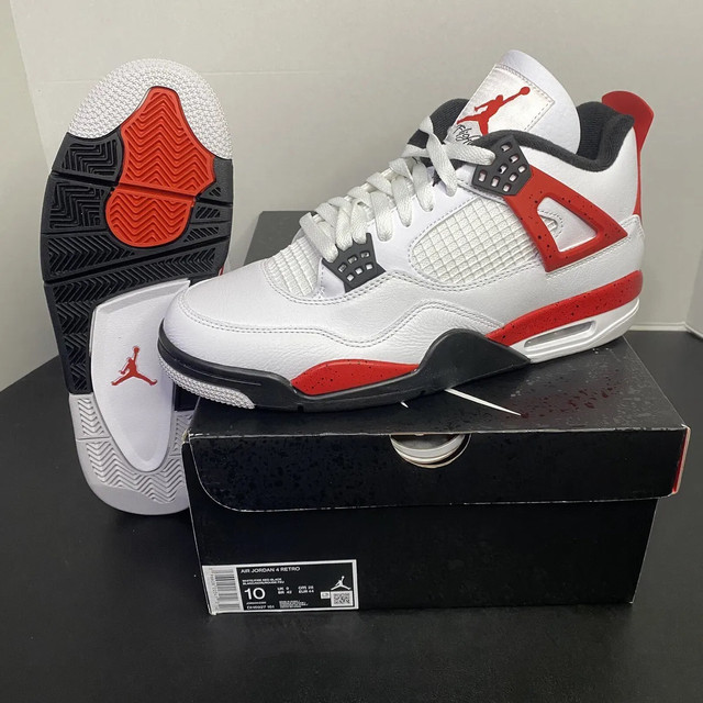Jordan 4 Red Cement 10M in Men's Shoes in Mississauga / Peel Region