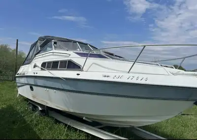 For sale 14000 1990 Sunray Mirage 27ft, aft cabin, 350 (5.7L. ) OMC King Cobra, camper roof, Sunray...