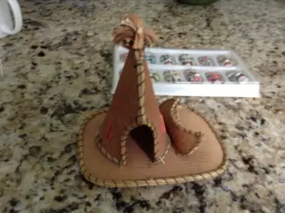Handmade native teepee set for sale, View more