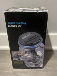 Digital Counting Money Jar