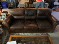 Leather couch(brown)