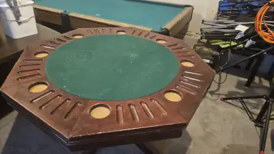 FREE POOL TABLE AND POKER TABLE, View more